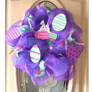 Handcrafted Easter Egg Wreath
